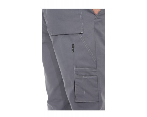 Полукомбинезон мужской летний "Виват" серо-черный