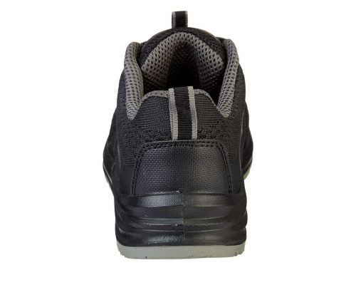 Полуботинки «Капер», чёрно-серые, КП, ПУ/ПУ