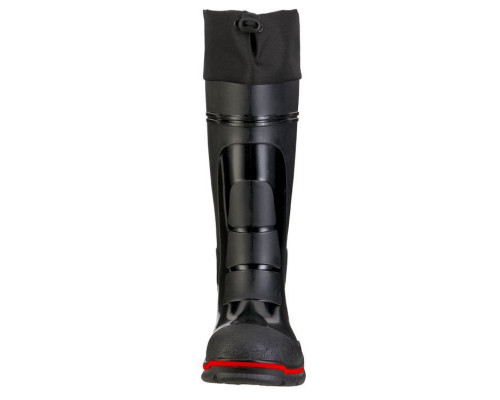 Сапоги ПВХ "Акватрек", КП, с надставкой, цв. чёрный